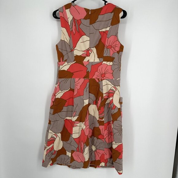 Boden bloom through gloom retro 70’s shift dress size 8 Floral Spring Feminine‎ - Picture 5 of 6